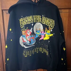 Grateful Dead Chinatown Market Christmas Black Hoodie